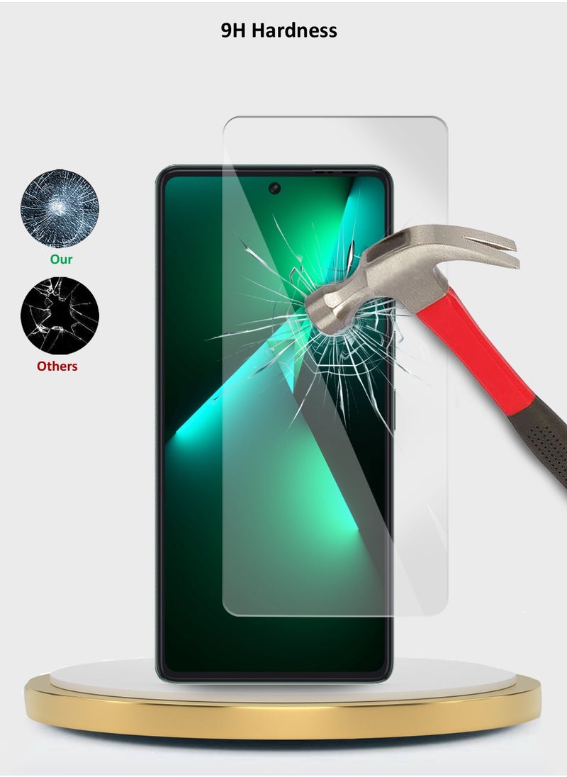 Wtech Tecno Pova 6 4G / Tecno Pova 6 Pro 5G 2024 Premium Series Curved Edges 9H 2.5D Tempered Glass Screen Protector (MSG9CN) - Clear  - Image 4
