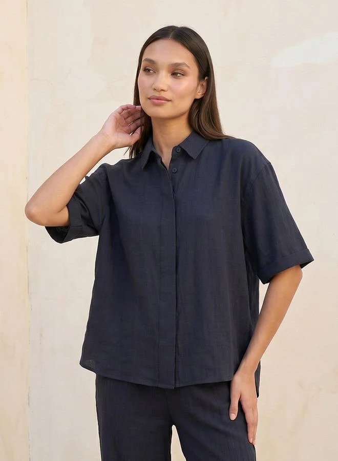 Splash FAV Basic Shirt with Hidden Placket