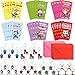 ceiba tree Valentines Day Hockey Keychains Cards Gifts for Kids Class School Classroom 30 Sets Valentines Day Classmates Gifts Exchange Goodie Bag Stuffers Party Favors Key Chains - Image 2