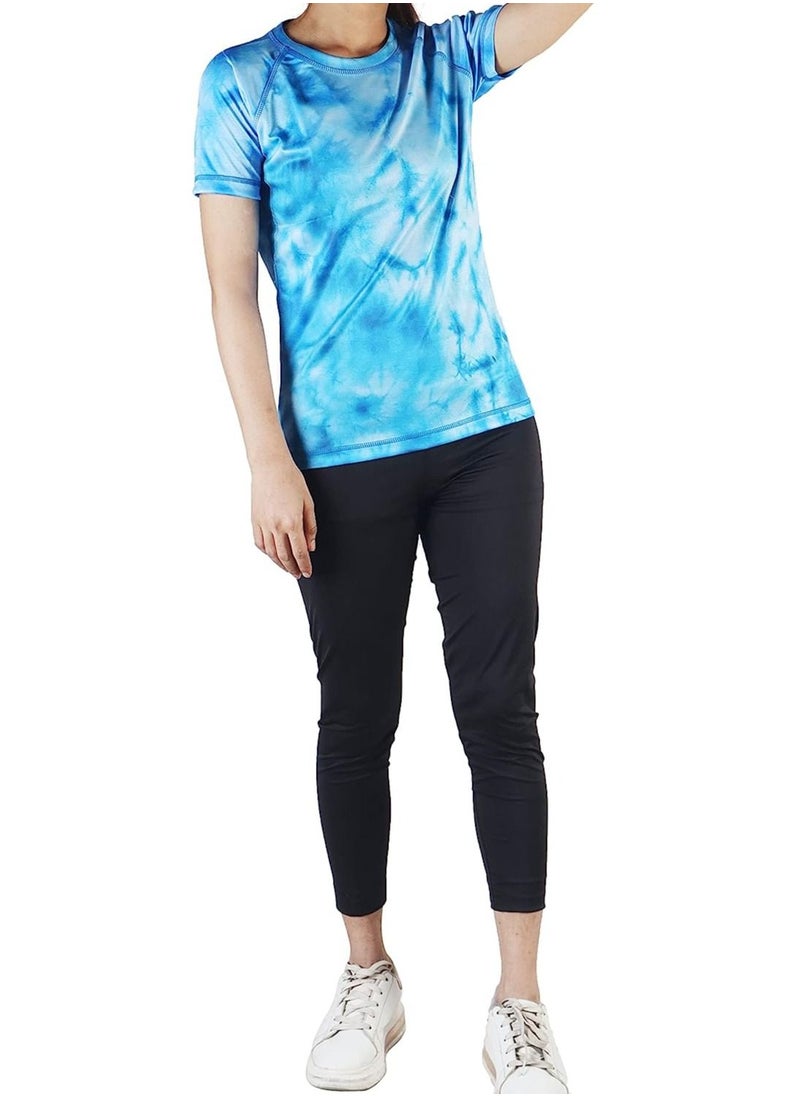 FLUSH - Flush Women's T-shirt Short Sleeve Workout Crewneck Sports Yoga Running Dry Fit Activewear T-Shirt - Image 1