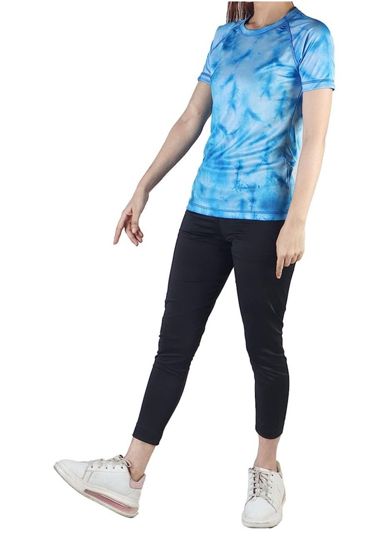 FLUSH - Flush Women's T-shirt Short Sleeve Workout Crewneck Sports Yoga Running Dry Fit Activewear T-Shirt - Image 1