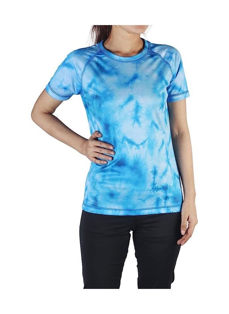 FLUSH - Flush Women's T-shirt Short Sleeve Workout Crewneck Sports Yoga Running Dry Fit Activewear T-Shirt - Image 1