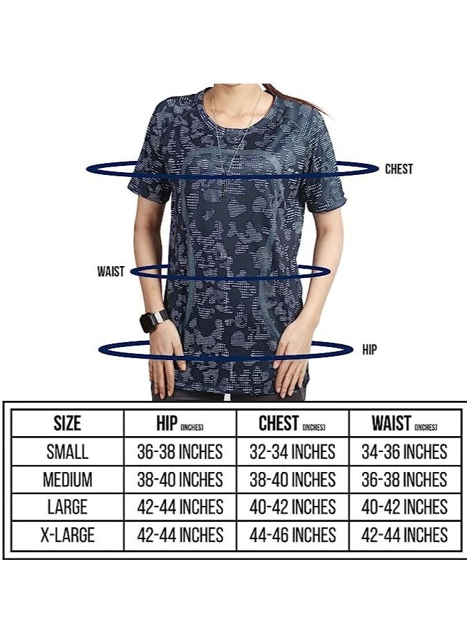 FLUSH - Flush Women's T-shirt Short Sleeve Workout Crewneck Sports Yoga Running Dry Fit Activewear T-Shirt - Image 1
