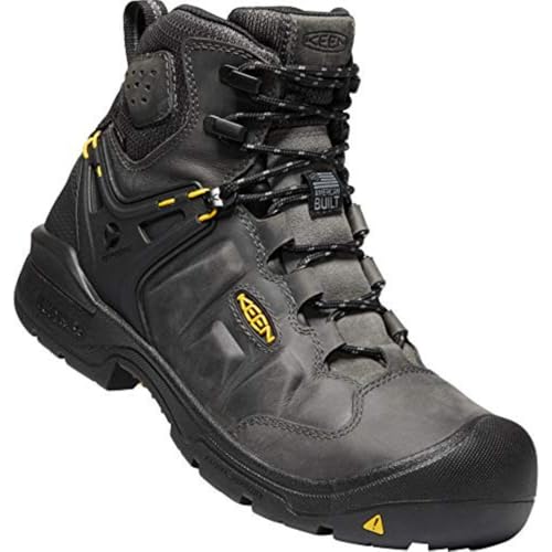 KEEN Utility mens Dover 6 Composite Toe Waterproof Work Boot MagnetBlack 75 Wide US - Image 3
