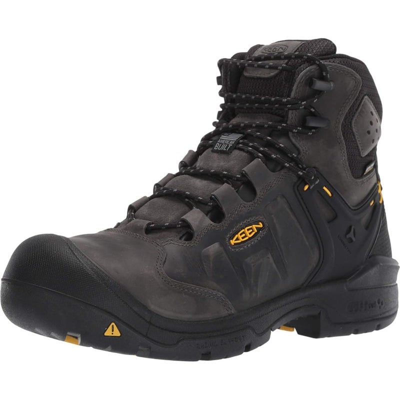 KEEN Utility mens Dover 6 Composite Toe Waterproof Work Boot MagnetBlack 75 Wide US - Image 2