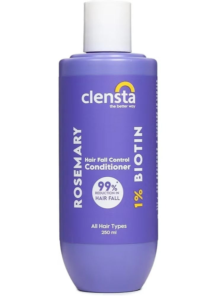 Clensta Rosemary Hair Fall Control Conditioner 250ml - Image 1