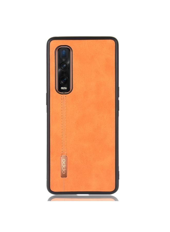 S-TOP Case For Oppo Find X2 Pro Shockproof Sewing Cow Pattern Skin PC + PU + TPU Case - Image 2