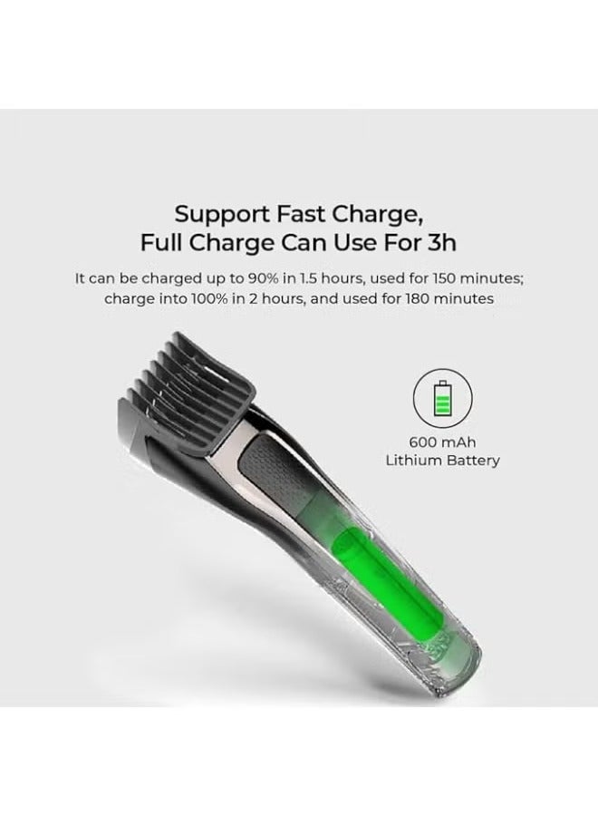 إنشن ماكينة قص الشعر اللاسلكية Enchen Sharp 3S باللون الأسود - Image 2