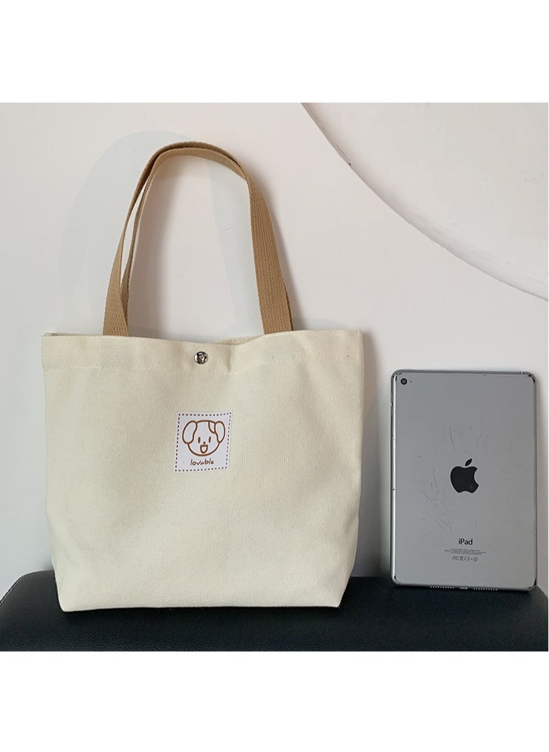 Generic - Foldable Extra Large Heavy Big Thick Capacity Casual Cotton Canvas Shopping Tote Bag - Image 1