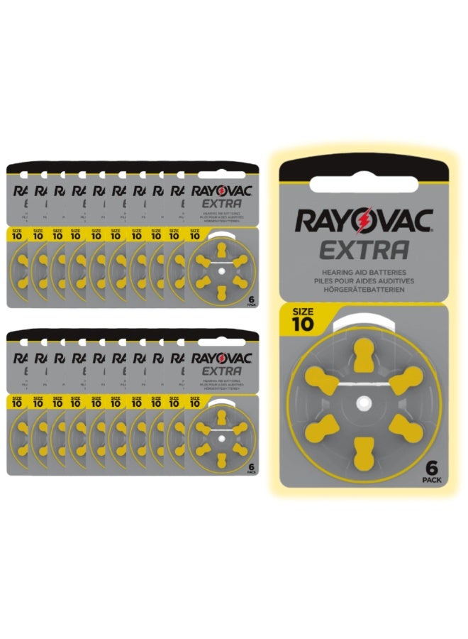 Rayovac 120-Pieces Rayovac Extra (Size 10) Hearing Aid Batteries Zinc-Air 0% Mercury - Image 2