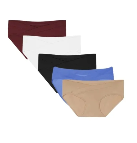 TUMMY Bamboo Cotton Low Waist V-Cut Panties – Pack of 5