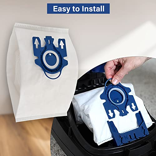 Tivcroxs 20 Pack 3D Airclean Vacuum Bags, Replacement for Miele AirClean 3D Efficiency Dust Bag,Miele Classic C1 Complete C1 C2 C3 S227 S240 S270 S400 S400i-S456i S2 S5 S8 Series Vacuum 6 sets AirClean Filters - Image 3