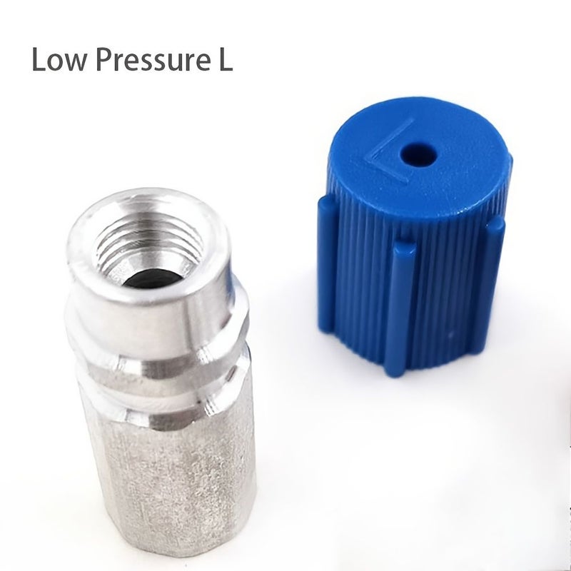 1pc Pack Car Air Conditioning Low Pressure Pipe Cap Dust Cap Valve Core Refrigerant Charging Interface Sealing Cap Compatible With Volkswagen - Image 5