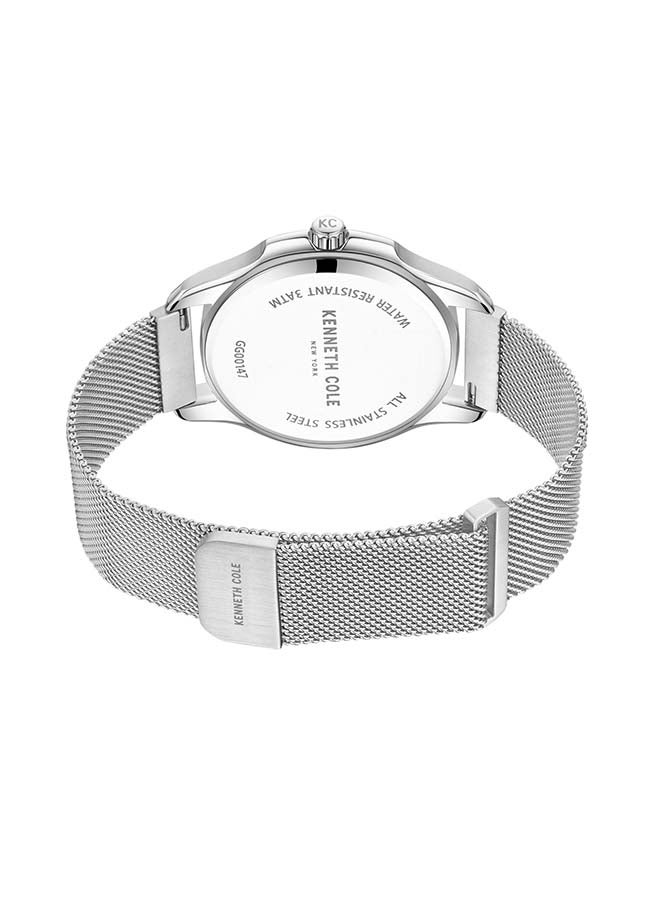 Kenneth Cole New York ساعة أنالوج كواتز زرقاء بقطر 42 مم للرجال كلاسيكية عصرية - Image 2