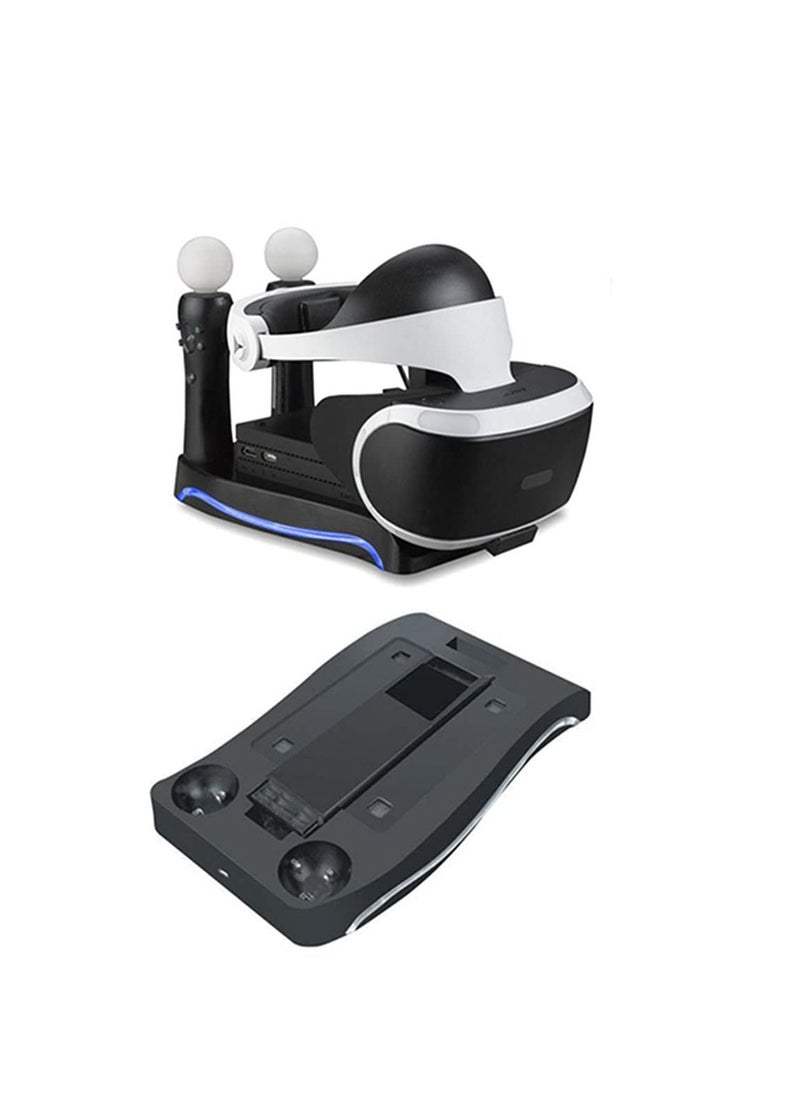 Generic - PSVR PS VR 2th Charging Dock Display Stand Showcase Charge and Display PS4 VR PS VR Headset Holder PS Move Controller Charger - Image 1