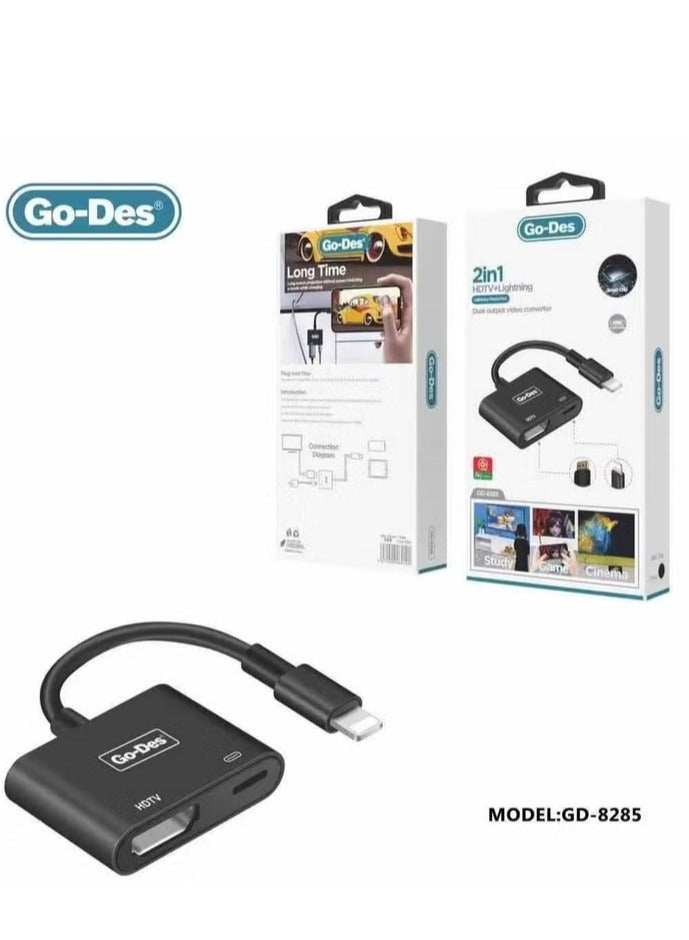 Go-Des GD-8285 HDTV+Lightning Converter - Image 2
