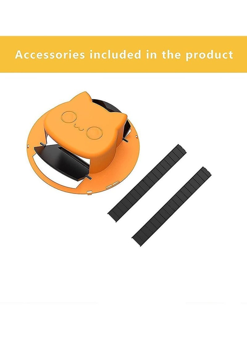Flip and Sliding Bucket Lid Mousetrap, Mousetrap with 2 Ramps Multi Catch Deadly Auto Reset For Indoors Outdoors (Barrel Not Included)