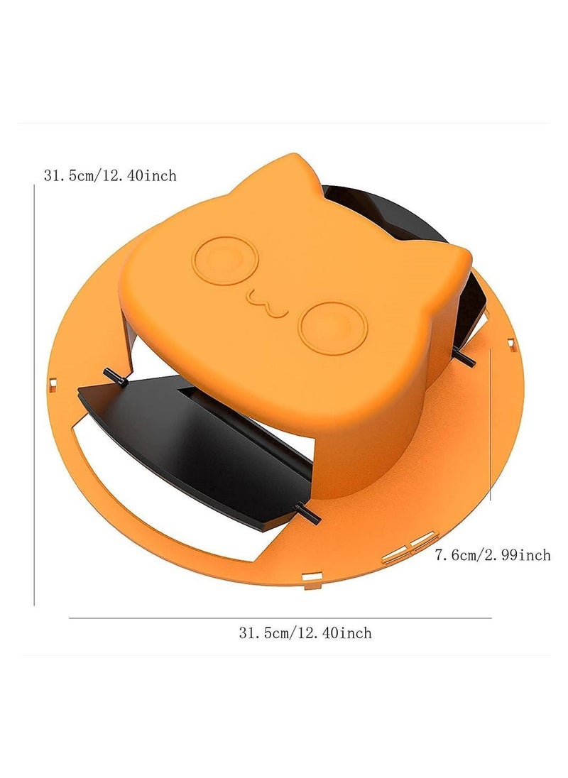 Flip and Sliding Bucket Lid Mousetrap, Mousetrap with 2 Ramps Multi Catch Deadly Auto Reset For Indoors Outdoors (Barrel Not Included)