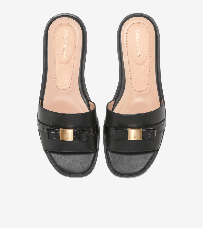 Cole Haan  Women's Go-To Emalia Slide Bow Sandals for Women | Best Price UAE