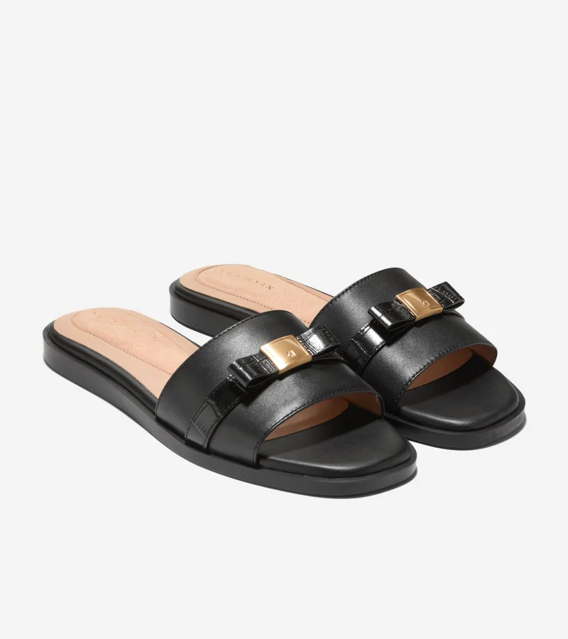 Cole Haan  Women's Go-To Emalia Slide Bow Sandals for Women | Best Price UAE