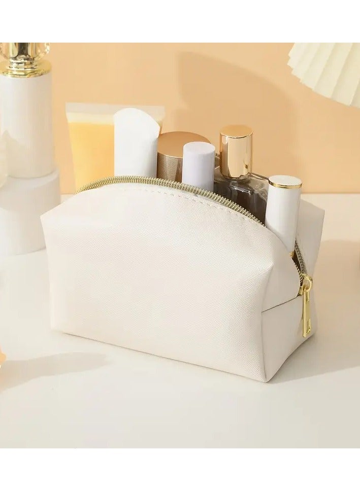 يوكانبي أنيقة بولي كلوريد الفينيل السفر حقيبة مستحضرات التجميل-محمولة ، منظم مكياج خالي من العطر مع تصميم نمط متقاطع - Image 4
