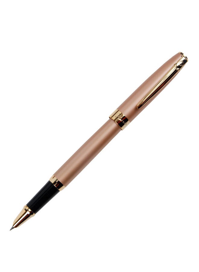 Pimio (Pimio) Financial Pen Extra Fine 0.38Mm Nib Men And Women Calligraphy Pen Calligraphy Pen Student Adult Practice Pen Ink Pen Mandolin Series 717 Rose Gold - Image 1