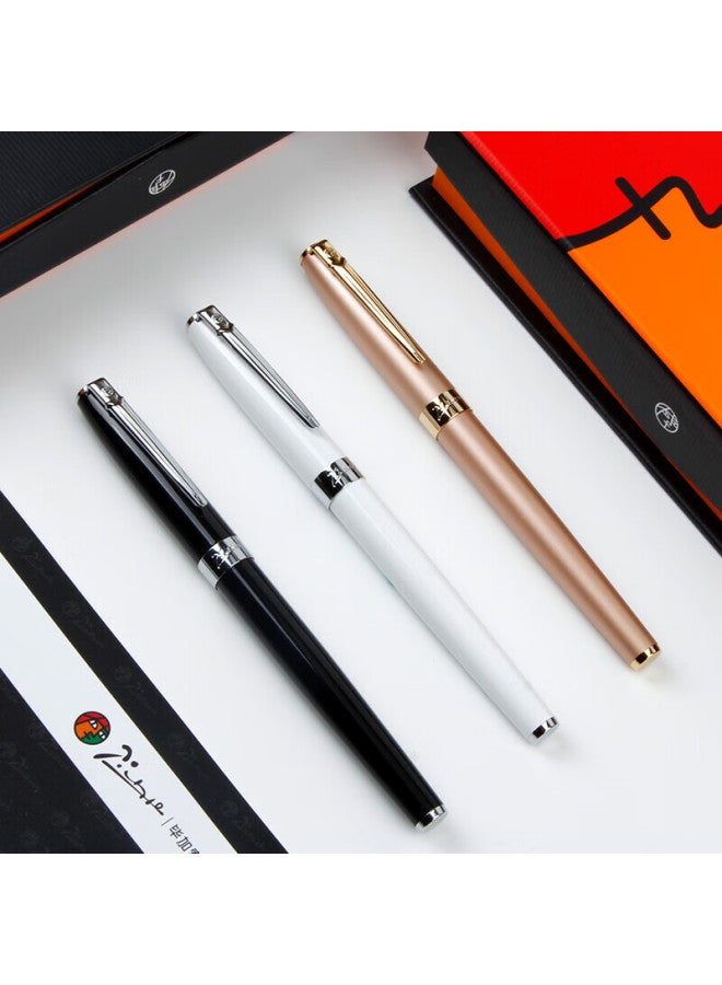 Pimio (Pimio) Financial Pen Extra Fine 0.38Mm Nib Men And Women Calligraphy Pen Calligraphy Pen Student Adult Practice Pen Ink Pen Mandolin Series 717 Rose Gold - Image 2