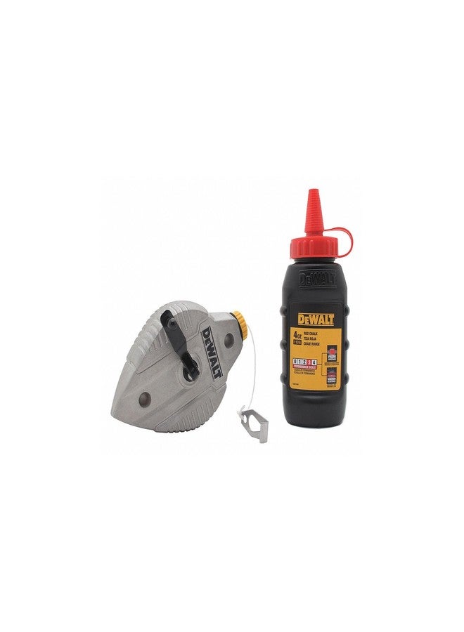 DEWALT Cast Aluminum Reel With Red Chalk (DWHT47255L) - Image 1