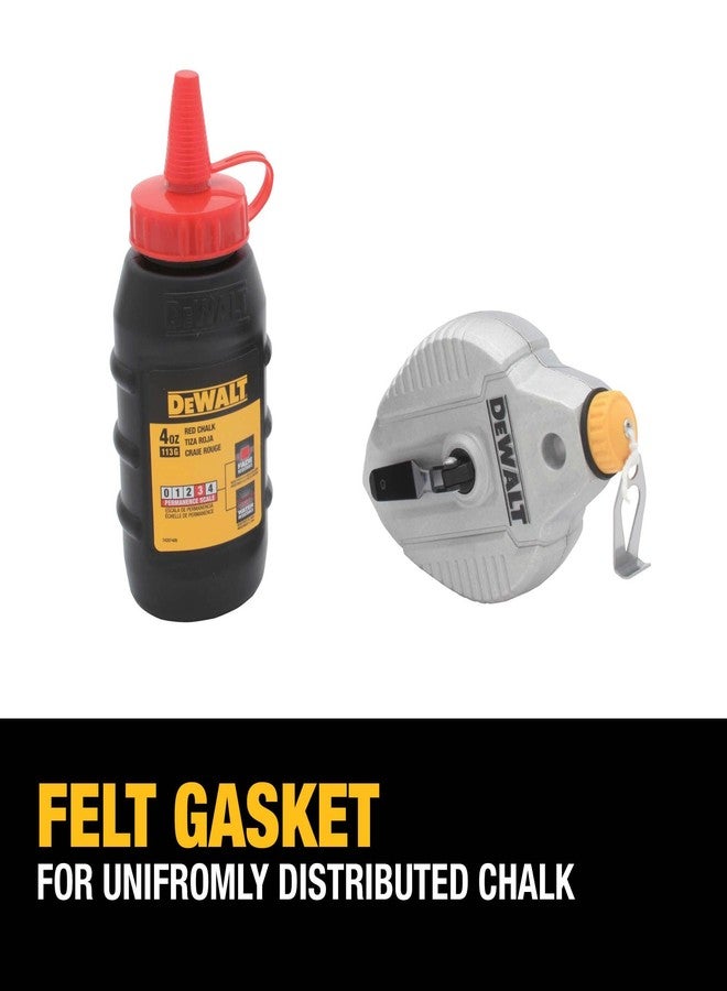 DEWALT Cast Aluminum Reel With Red Chalk (DWHT47255L) - Image 5