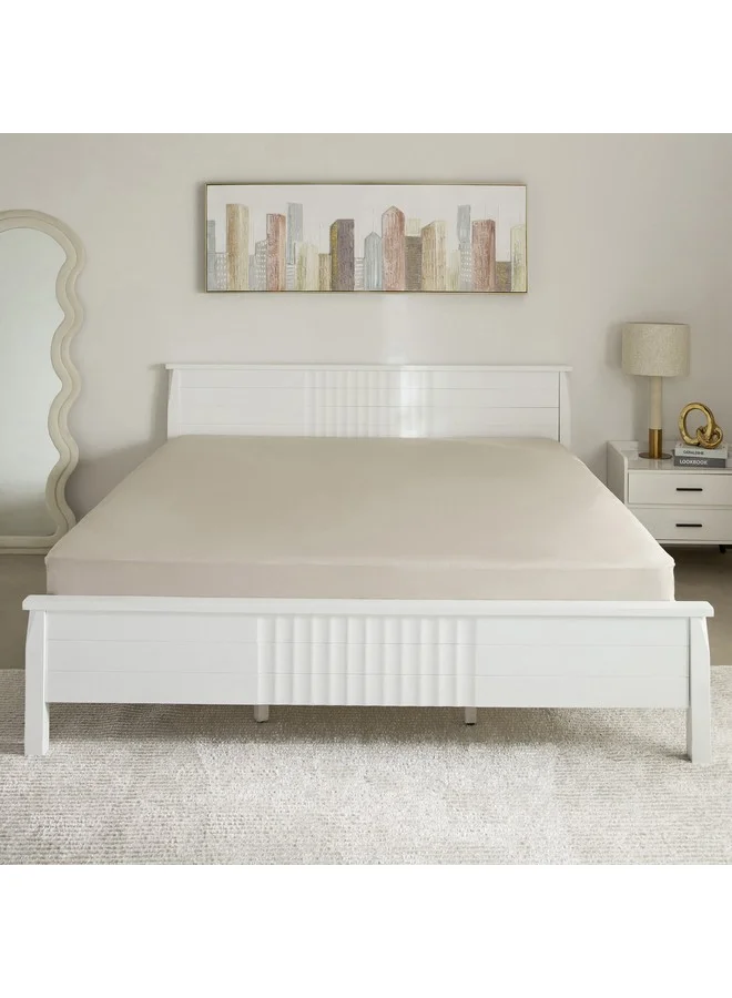 هوم بوكس شرشف سرير أولمبيك كوين بيركال نقي  ×  ×  سم