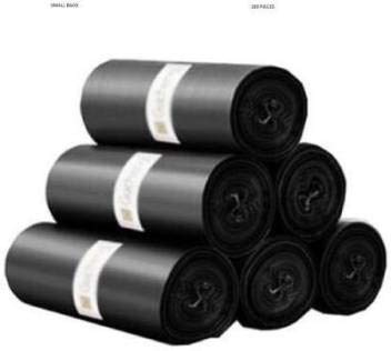 Swab™ Garbage Bags Size Large 24 inch X 32 inch (Black) Pack of 06 Roll(90 Bags)(Trash Bag/Dustbin Bag) - Image 1