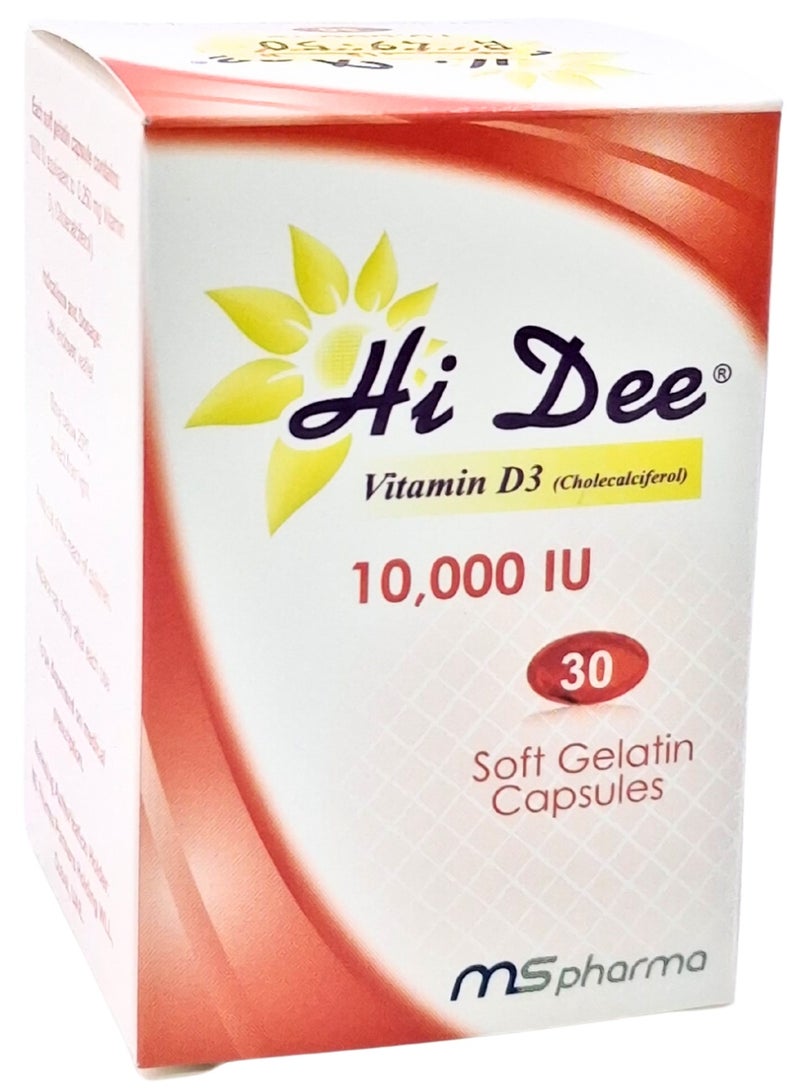 Hidee 10,000 Iu Softgel Capsules 30'S