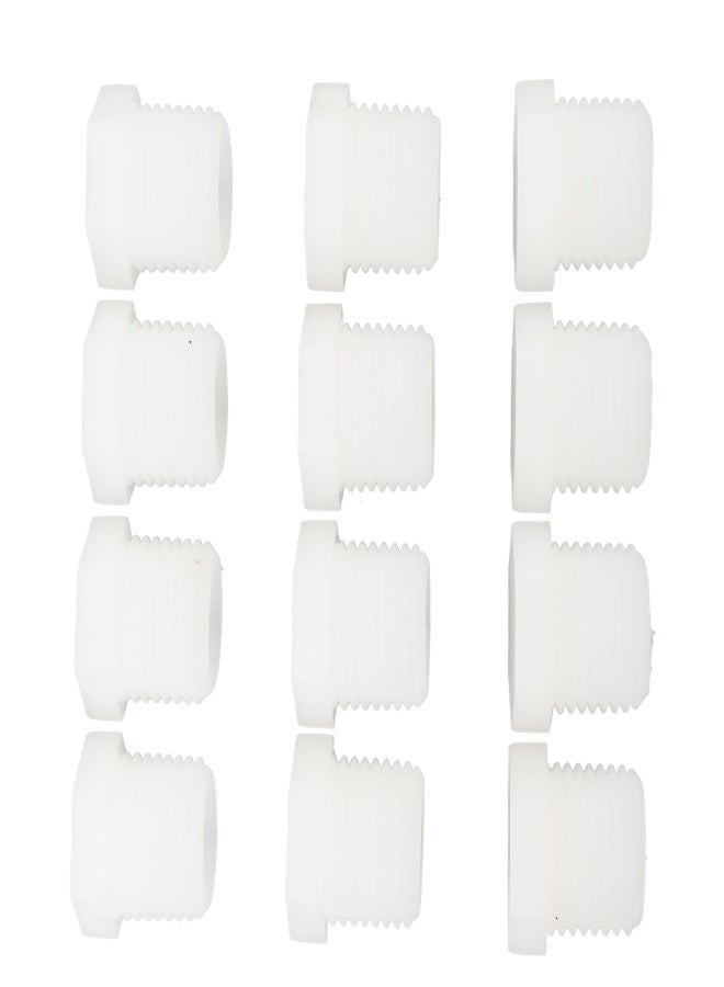 12PCS RV Water Heater Drain Plug Kit 1/2 Inch Camper White Plastic Drain Plug for Atwood Water Heaters - Image 5