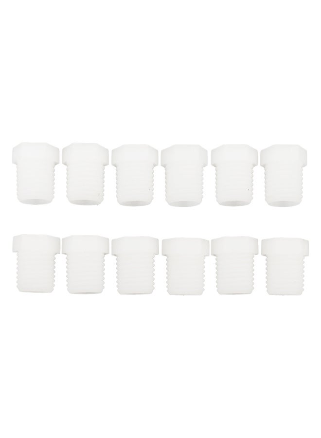 12PCS RV Water Heater Drain Plug Kit 1/2 Inch Camper White Plastic Drain Plug for Atwood Water Heaters - Image 4