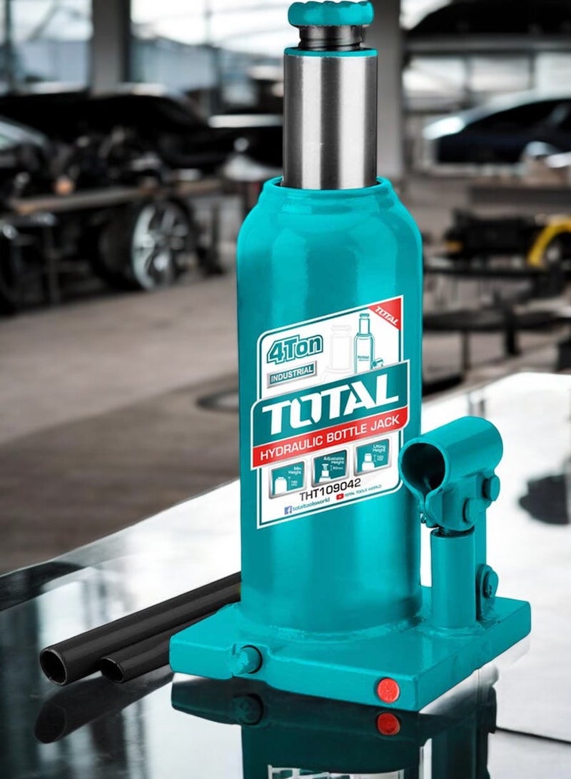 TOTAL Hydraulic Bottle Jack 4 Ton THT109042 - Image 4