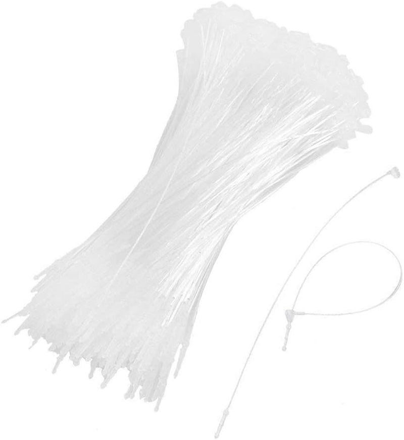 Yesallwas 1000 Pcs 7 Inch Plastic Fastener Hang Tag Clear Snap Lock Pin Security Loop for Retail Store Clothing Accessory Price Pins - Image 1