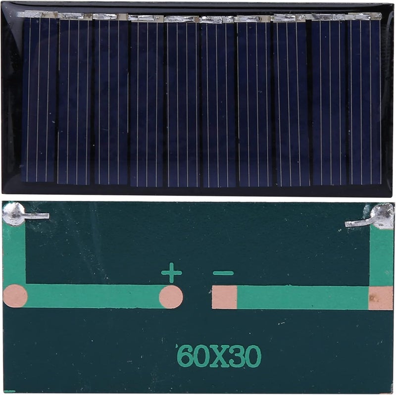 VGEBY 50MA 5V Solar Panel Battery Charger, Small Size Lightweight, Important Electrical Components for Converting to Power Source - Image 2