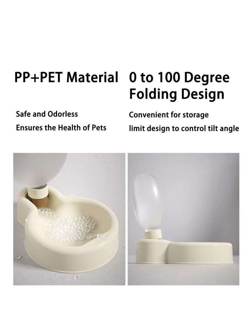 Dog Water Bottle, Leak-Proof Dog Water Dispenser with Foldable Bowl – Conveniently Doubles as a Feeding Bowl, for Pet Outdoor Walking Hiking Travelling - Image 4