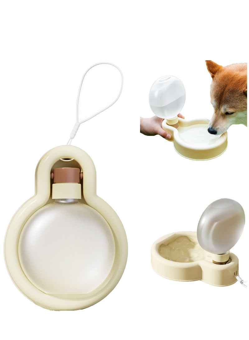 Dog Water Bottle, Leak-Proof Dog Water Dispenser with Foldable Bowl – Conveniently Doubles as a Feeding Bowl, for Pet Outdoor Walking Hiking Travelling - Image 1