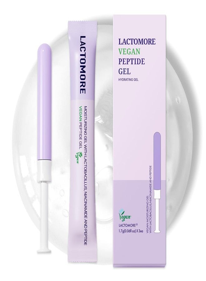 LACTOMORE Vegan Peptide Gel | Intimate Recovery Gel | Hydration & Comfort | With Peptide, Niacinamide & Lactobacillus (0.06 Fl Oz (Pack of 3 - Image 1