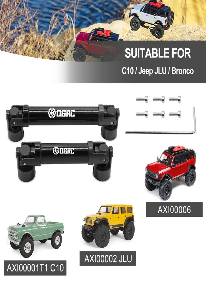 OGUNKE OGRC 2Pcs Center Driveshaft Steel Drive Shaft for Axial SCX24 C10 AXI00001 JLU AXI00002 Bronco AXI00006 Upgrate Parts - Image 2