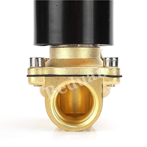 Beduan Brass Electric Solenoid Valve, 1/2" 24V Air Valve Normally Colsed for Water Air Gas Fuel Oil - Image 4