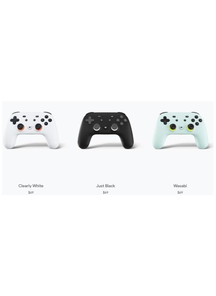 Google - Google Stadia Bluetooth Gaming Controller, Wasabi - Image 1