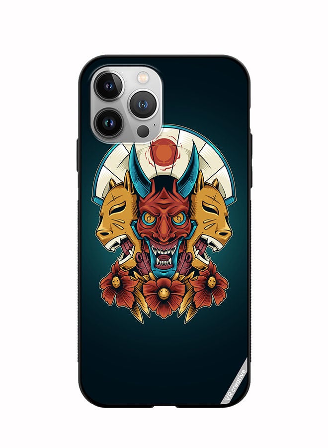 VR CREATIVE Protective Case Cover For Apple iPhone 12 Pro Max Devil Mask Design Multicolour - Image 1