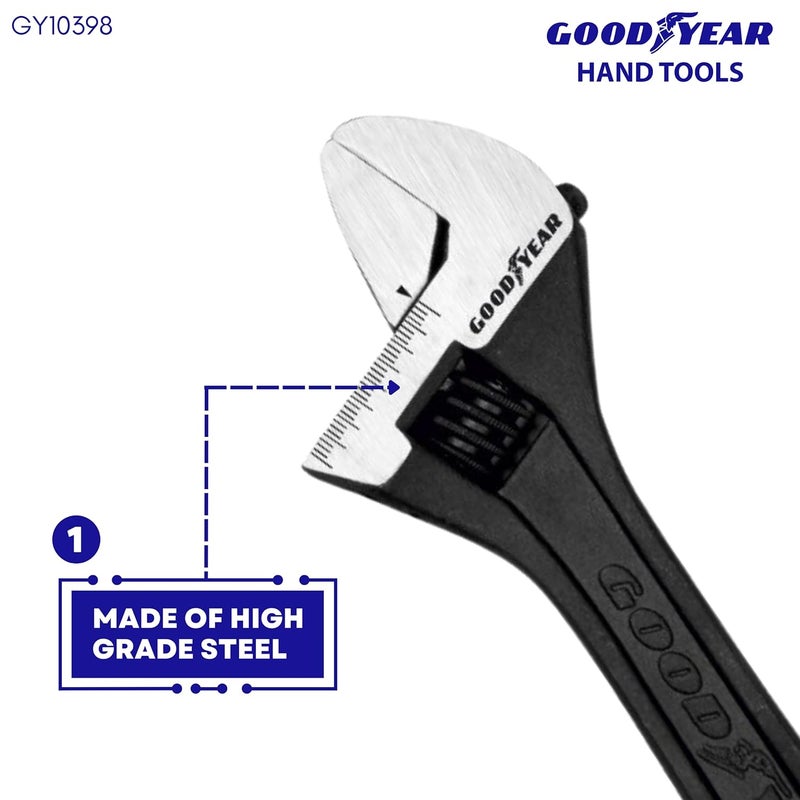 Good Year مفتاح ربط قابل للتعديل من الكروم فاندوم (فضي)، 8 - Image 3