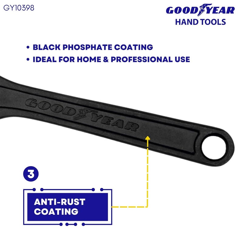 Good Year مفتاح ربط قابل للتعديل من الكروم فاندوم (فضي)، 8 - Image 5