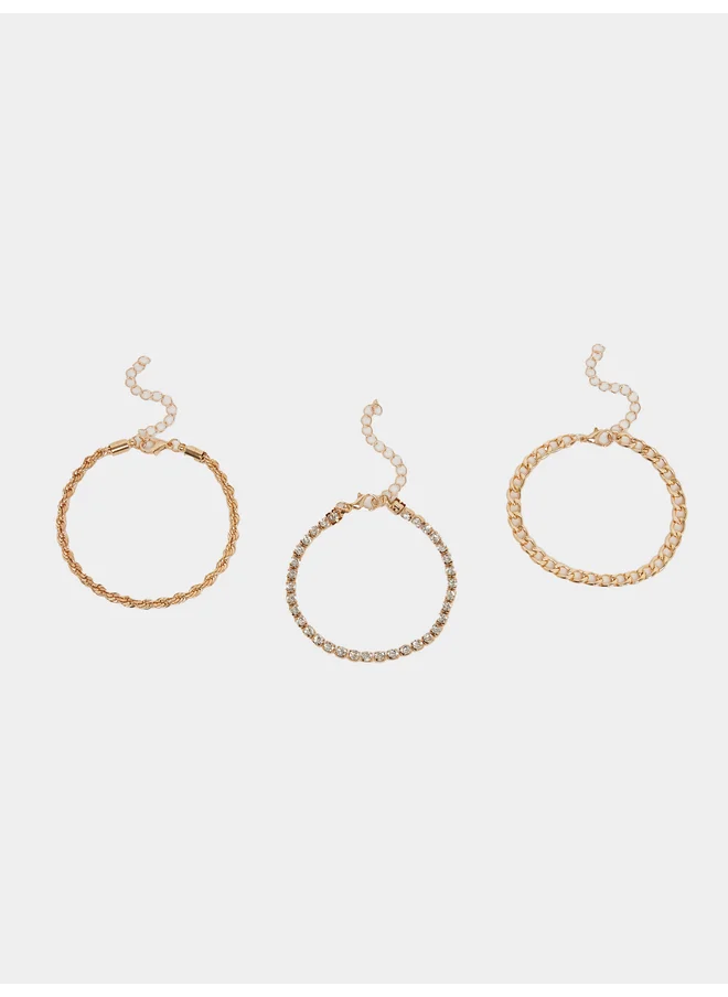 ستايلي Styli Set of 3 - Embellished Bracelet