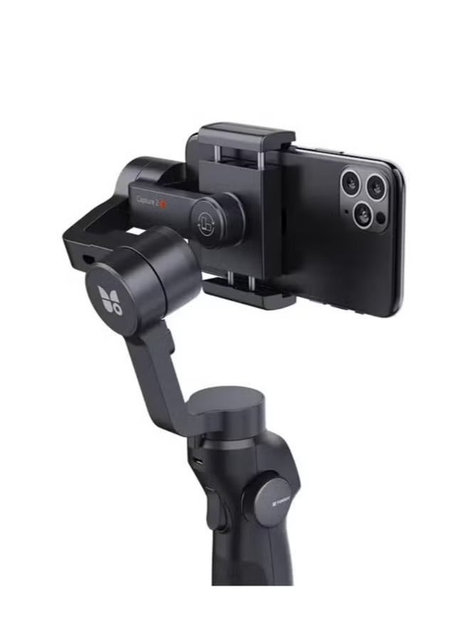 ELTRAZONE Capture 2S 3-Axis Handheld Gimbal Stabilizer with Focus Pull, Bluetooth Connection & Zoom for Smartphone Video Recording, Live Vlogging, Smooth Footage, and Cinematic Shots  - Image 2