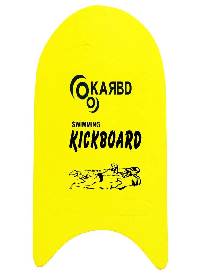 KARBD 4 Cut Swimming Kickboard Floating Board for Swimming Training Aid Exercise Equipment Pool Swim Safe Trainer Lessons Kickboards for Adults Children with 4 Holes Dual Color (Medium, Yellow Orange) - Image 4