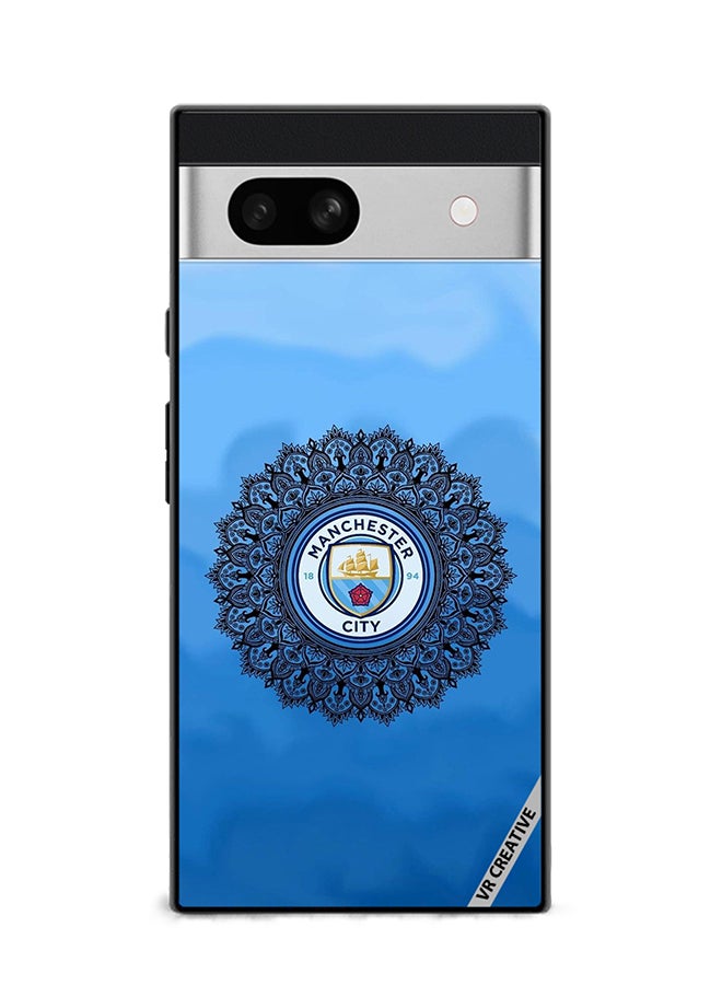 VR CREATIVE Protective Case Cover For Google Pixel 7a Man City Design Multicolour - Image 1